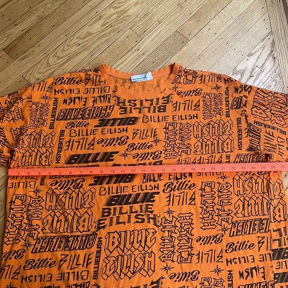 Billie Eilish orange short sleeve t-shirt size 2xl - Picture 5 of 5